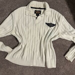 Harley-Davidson White Sweater
